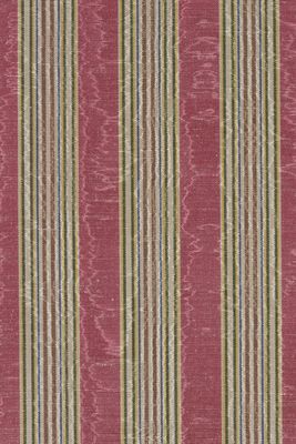 Misa Moiré Stripe Geranium from Marvic Textiles