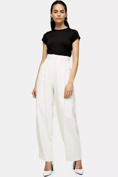 Split Peg Trousers By Topshop Boutique