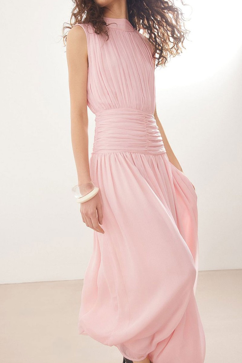 Ruched Smock Maxi Dress from na-kd