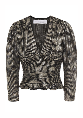 Ruched Sequinned Blouse from IRO