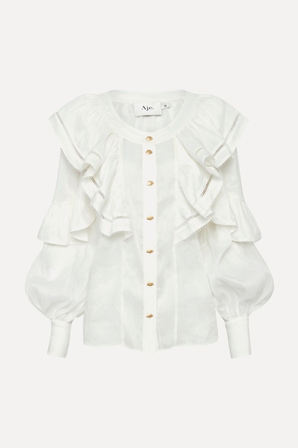 Zoe Ruffle Blouse