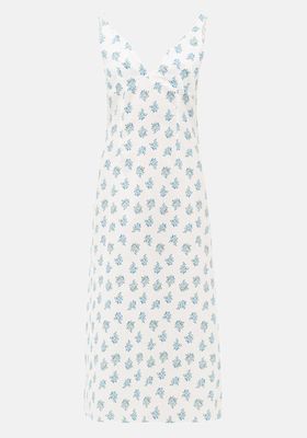 Minnie Floral-Print Cotton-Voile Nightdress from Emilia Wickstead