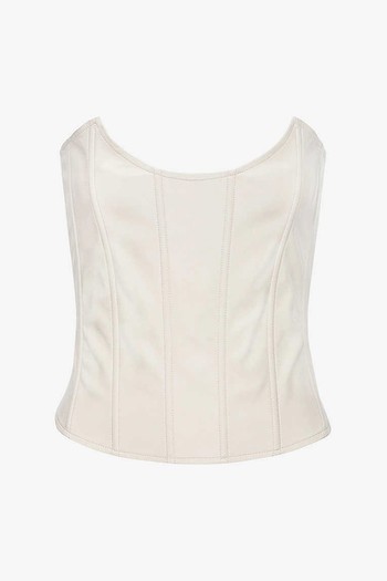 Vegan-Leather Corset Top from Miaou x Paloma Leia