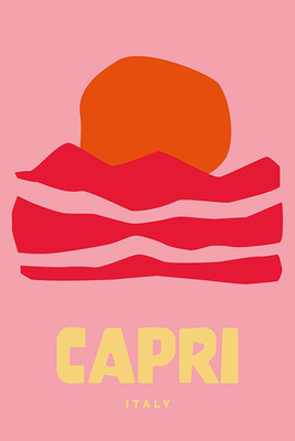 Graphic Capri Poster from Desenio