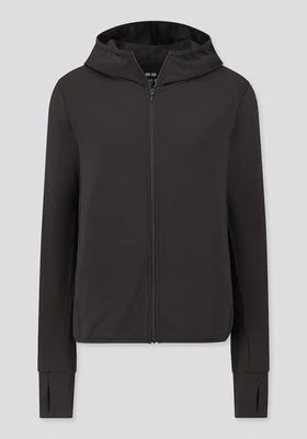 Airism UV Protection Mesh Zipped Hoodie from Uniqlo