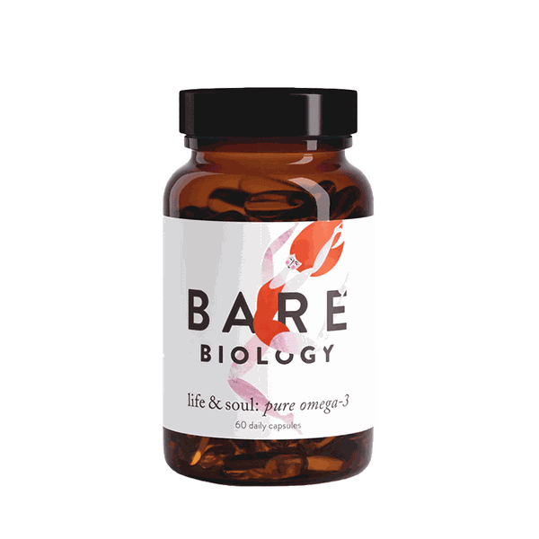 High Strength Omega-3 Fish Oil Daily Capsules from Bare Biology