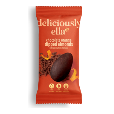 Chocolate Orange Dipped Almonds from Deliciously Ella