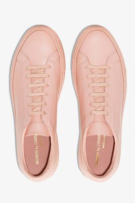 Pink Achilles Low Top Sneakers from Common Projects