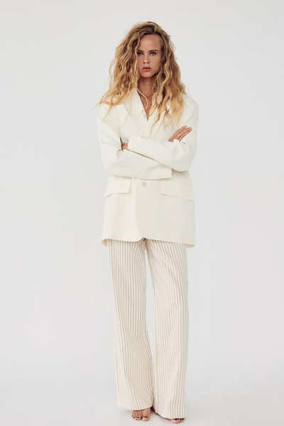 Striped Full Length Trousers