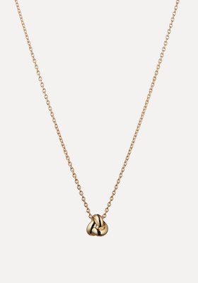 Solid Gold Knot Necklace