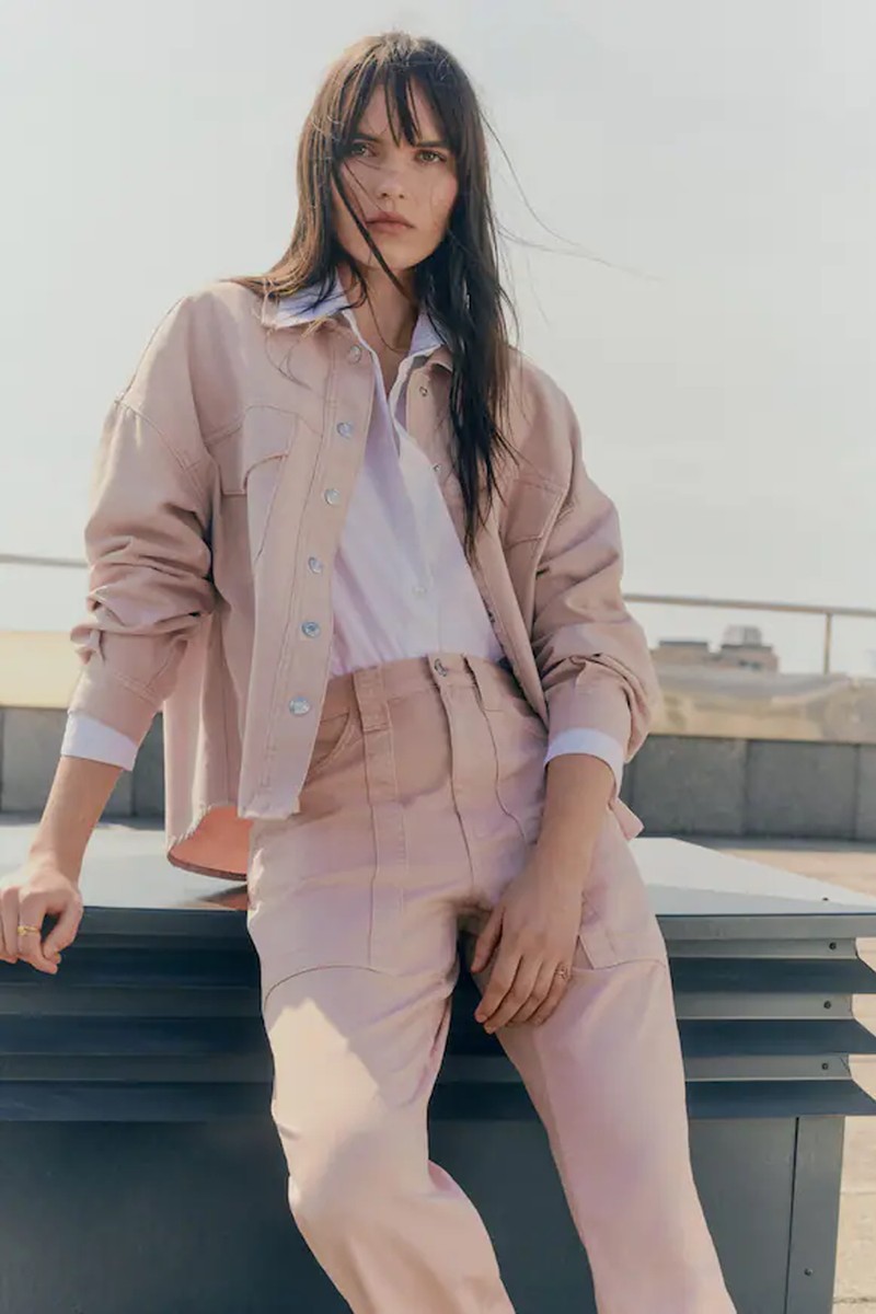 Pocket Denim Overshirt from Mango