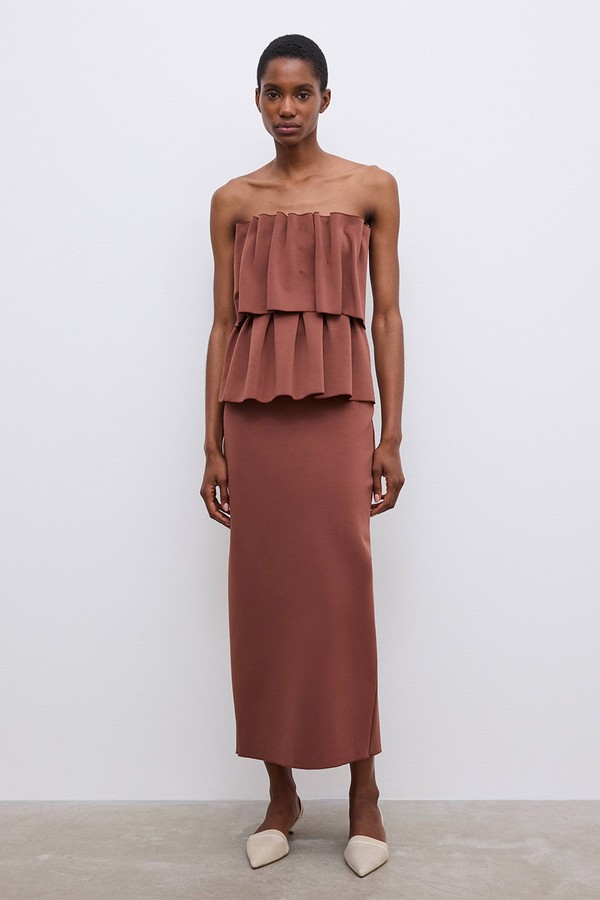 Sculpted Midi Dress