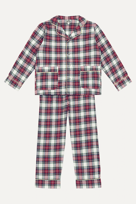 Red Tartan Pyjama Set from Bonton