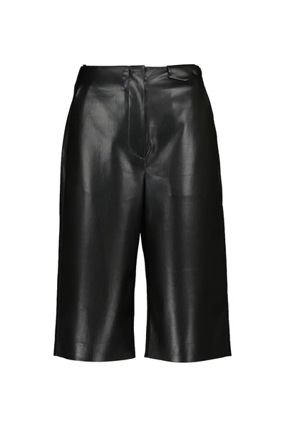 Nampeyo Faux Leather Bermuda Shorts from Nanushka