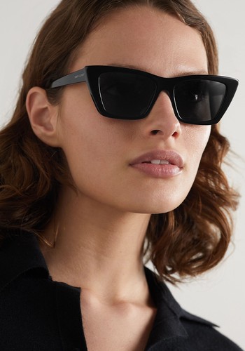 Cat-Eye Acetate Sunglasses from Saint Laurent