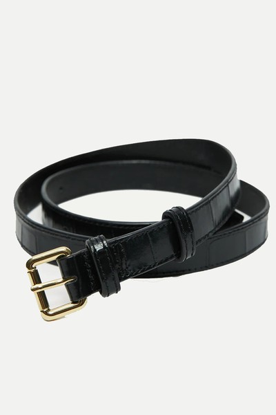 Croc Narrow Belt from Jigsaw