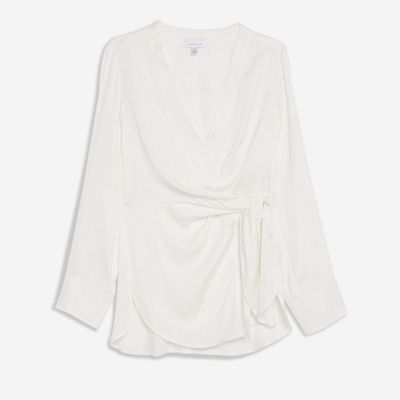 Tie Wrap Blouse by Boutique from Topshop