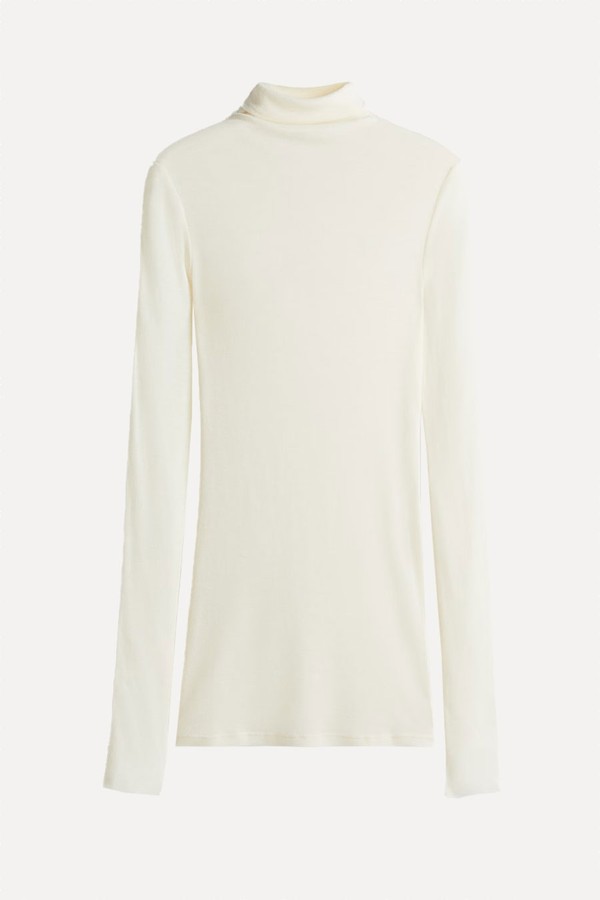 Polo-Neck Wool Top from H&M