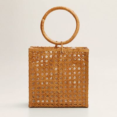 Bamboo Basket Bag from Mango