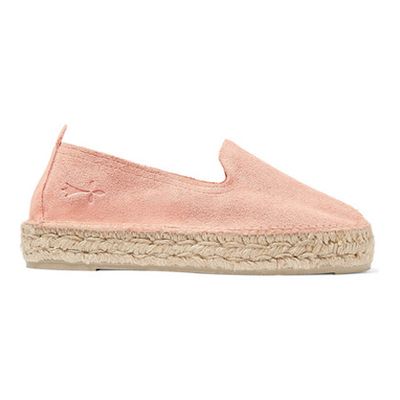 Hamptons Suede Platform Espadrilles from Manebi