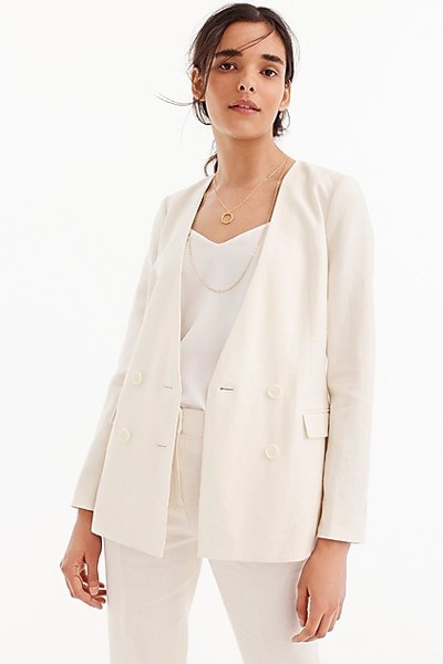 French Girl Blazer In Linen from J.Crew