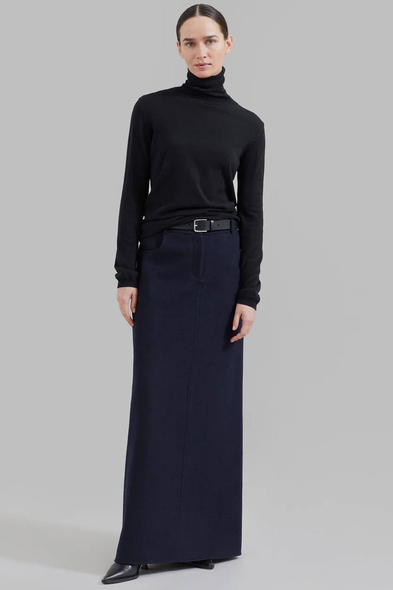 Malvo Long Wool Pencil Skirt from The Frankie Shop