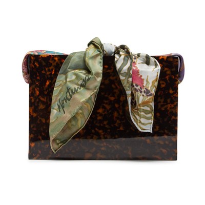 Guaria Tortoiseshell Acetate Box Bag from Montunas