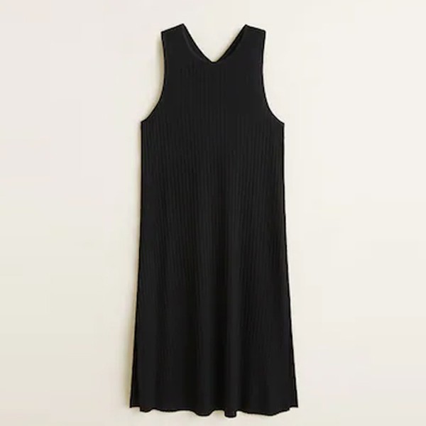 Ribbed Midi Dress from Mango