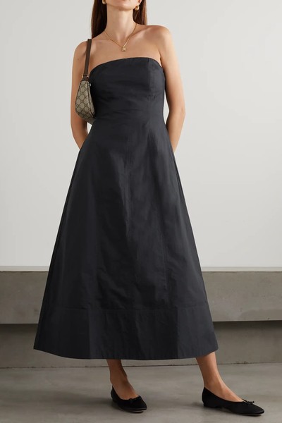 Todo Strapless Organic Cotton Maxi Dress  from Apiece Apart