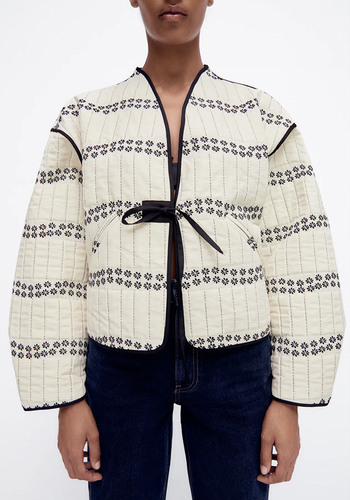 Jacquard Jacket  from Zara