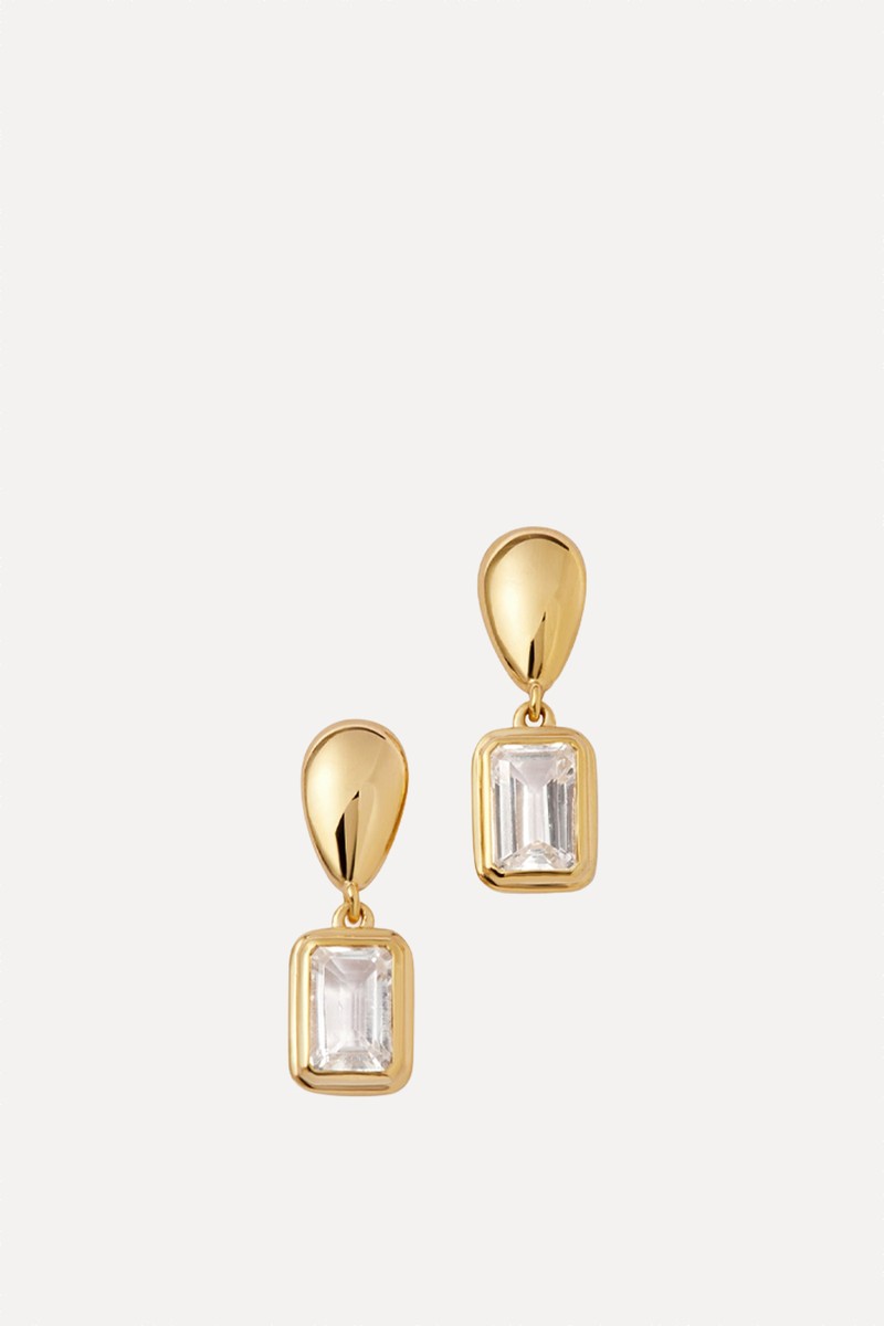 Elegant Birthstone Drop Earrings from Edge Of Ember