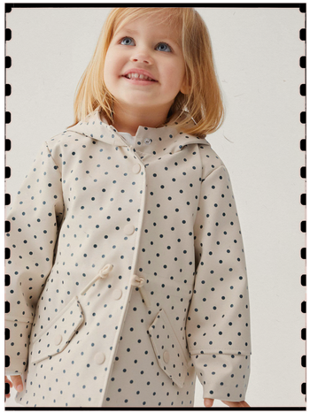 Polka Dot Parka from Mango