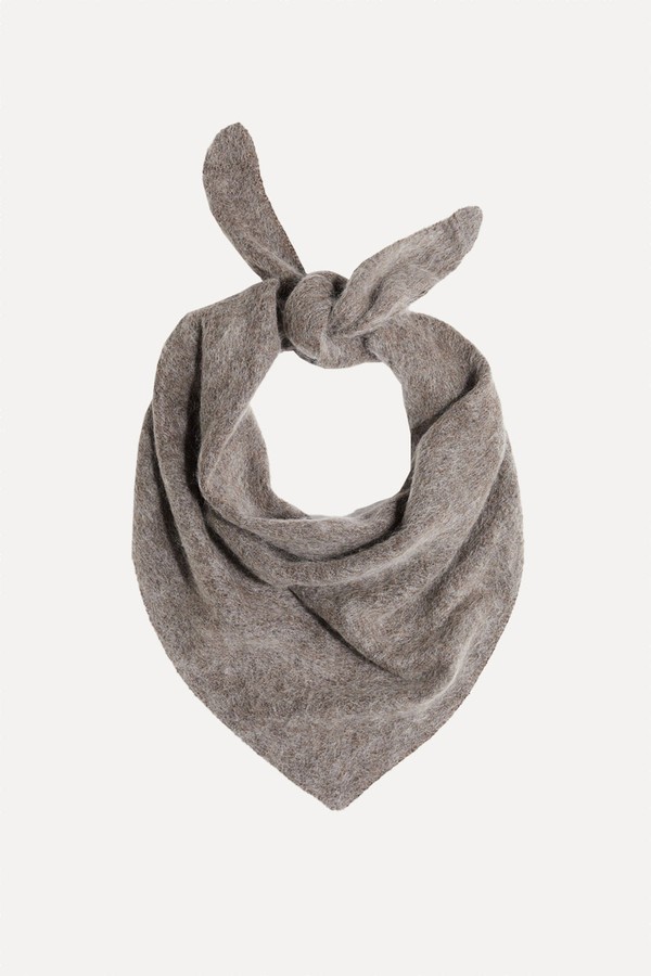 Mohair-Blend Triangle Scarf from H&M