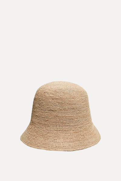 Woven Raffia Bucket Hat from & Other Stories