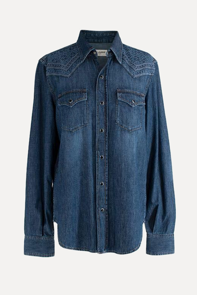 Denim Western Shirt from Saint Laurent