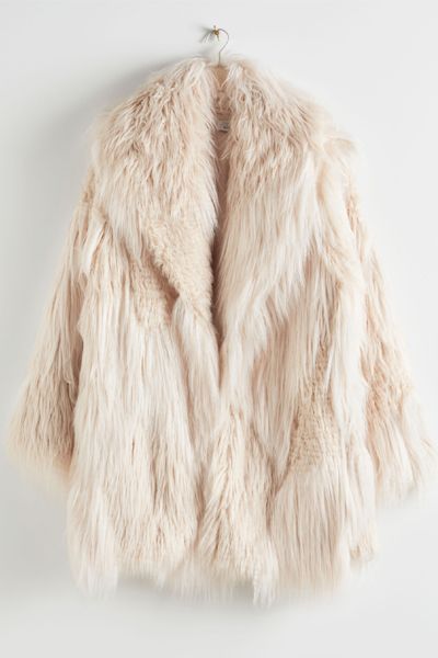 Oversized Shaggy Faux Fur Coat from & Other Stories