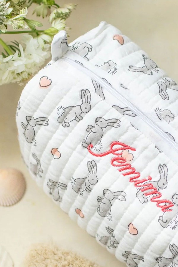  Pink Bunny Wash Bag from Sarah K