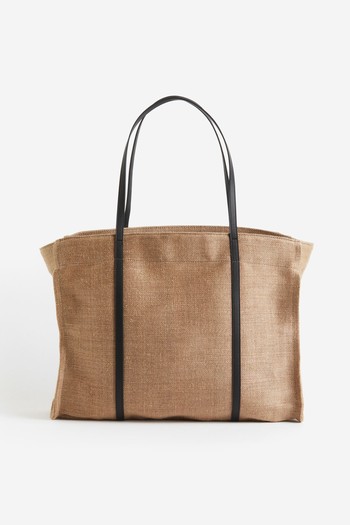 Large Jute-Blend Shopper