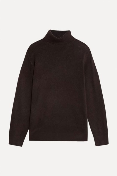 Air-Yarn Roll Neck Jumper from M&S