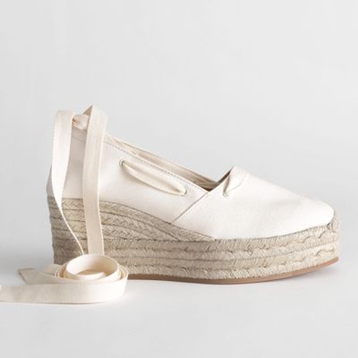 Lace Up Espadrille Wedges from & Other Stories