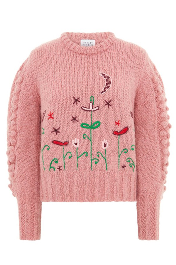 Embroidered Mohair Jumper from Hayley Menzies