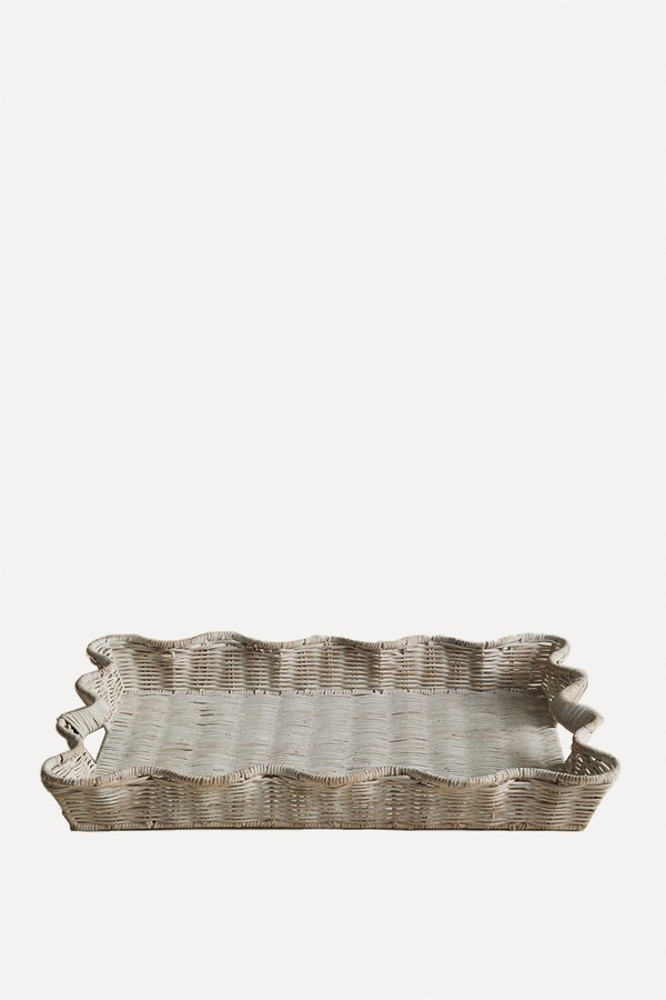 Rattan Scallop Tray from Marks & Spencer