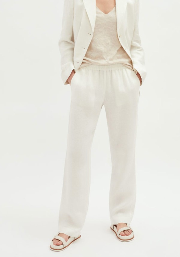 Herringbone Linen Trousers from Jigsaw