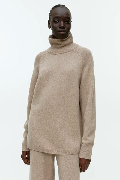 Roll-Neck Cashmere Jumper from ARKET