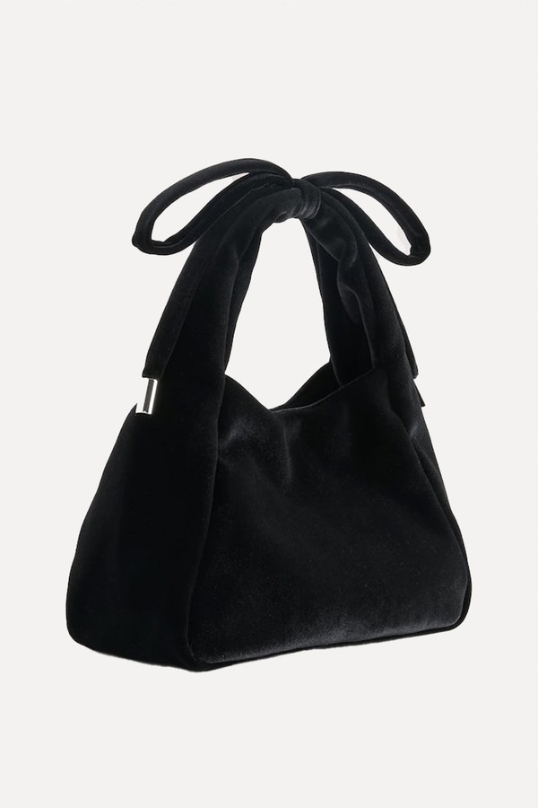 Velvet Bow Mini Top Handle Bag from Next