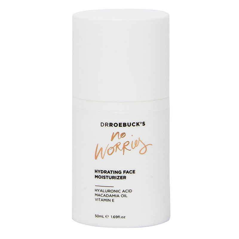No Worries Hydrating Face Moisturizer, £30 | Dr Roebuck's