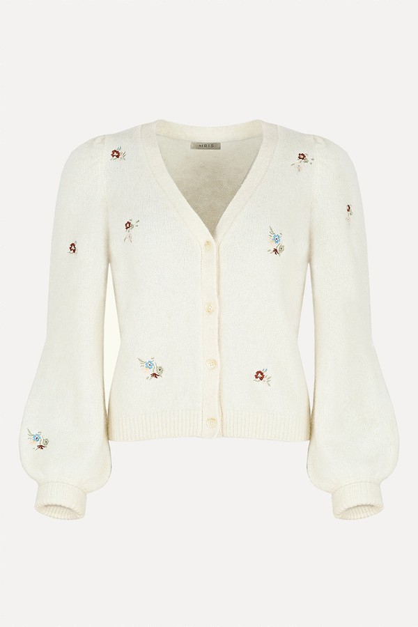 Lilly Embroidered Alpaca Cardigan from IRIS