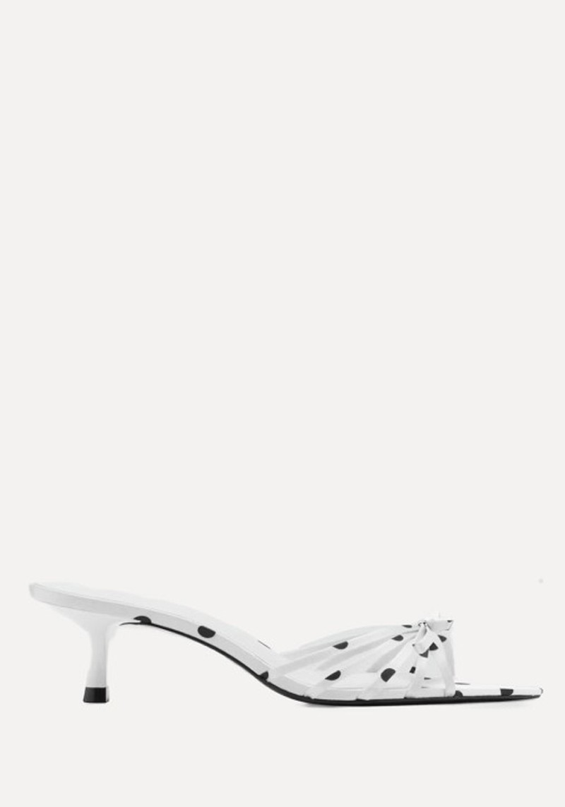 Polka-Dot Strap Sandals 