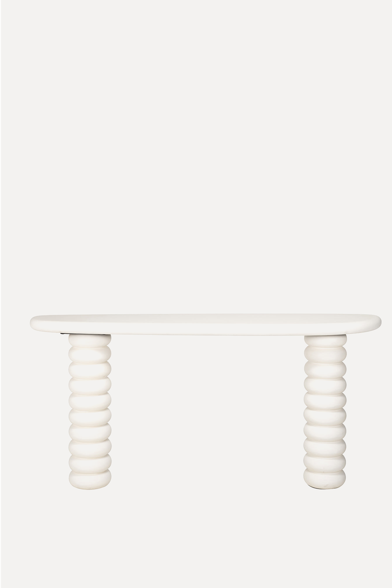 Bloomstone Light Eco Plaster Console Table from Richmond Interiors