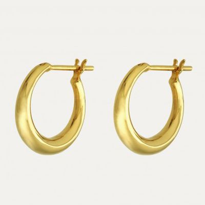 Small Gold Graduated Hoops from Otiumberg